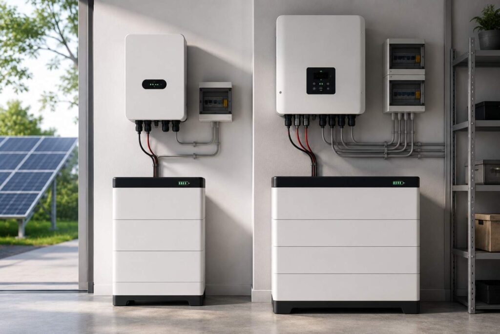 magazyn energii 1 i 3 fazowy podłączenie