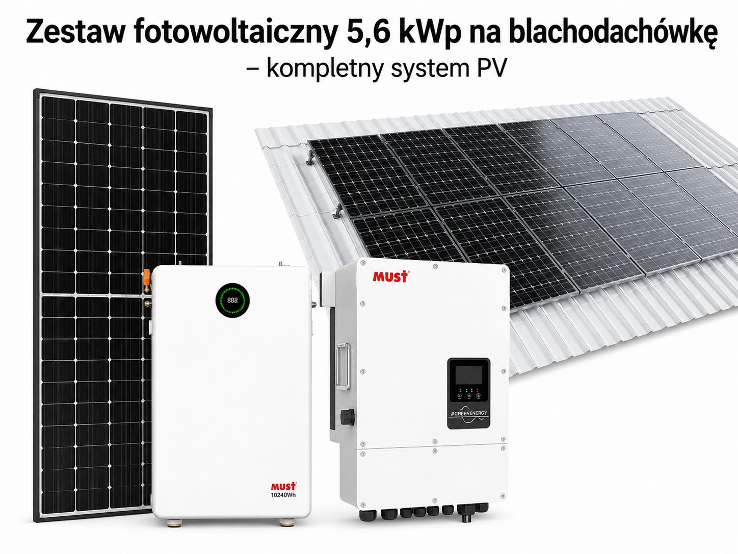 Zestaw na blachodachówkę